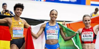Ori europei per Iapichino e Diaz, Sioli bronzo nel salto in alto