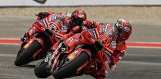 Marc Marquez vince anche la Sprint di Austin, Bagnaia terzo