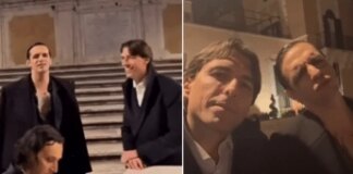 Achille Lauro e Alessandro Onorato, il magico duetto a Piazza di Spagna – Video