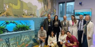 All’Ismett acquario terapia per i piccoli pazienti