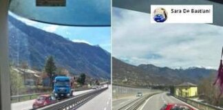 Auto contromano sulla Valsugana, camionista mette di traverso il suo tir e la blocca
