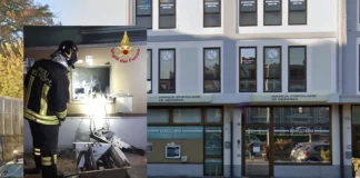 Vicenza, esplosione di un bancomat in Viale San Lazzaro: danni e principio d’incendio esplosione bancomat Vicenza