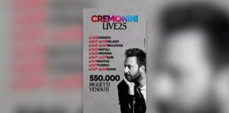 13 stadi sold out e oltre 550 mila biglietti venduti, parte il Cremonini Live25