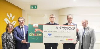 Conad, raccolti 370 mila euro per cure palliative pediatriche al Bambino Gesù