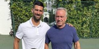 Djokovic e Kennedy insieme, la foto lascia Burioni ‘senza parole’