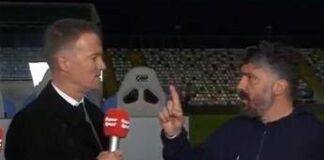 Gattuso e la lite in tv: “Devi portare rispetto” – Video