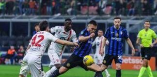 Inter-Monza 3-2 in rimonta, nerazzurri restano al comando della classifica