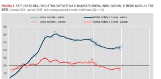 A gennaio 2025 cresce il fatturato dell’industria, i dati Istat