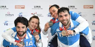 Grande Italia del fioretto a Lima, oro per Filippo Macchi e altri tre podi
