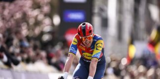 Ciclismo, terzo sigillo per Mads Pedersen alla Gand-Wevelgem