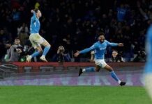 Napoli-Inter 1-1, non basta una perla di Dimarco: Billing salva Conte