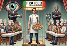 La Polizia locale di Bassano torna autonoma, FdI bacchetta Naclerio reo di “lesa disciplina di partito”: «la linea è una e una sola!». Javol!? Nicolò Naclerio, un "Fratello" in gabbia (immagine costruita con l'aiuto della Intelligenza... artificiale)