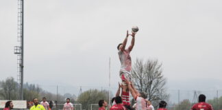 Serie A Elite: la Rangers Rugby Vicenza cede di misura 6-11 in casa al Valorugby Emilia in una sfida combattuta Ranger Rugby Vicenza in azione con Reggio Emilia (foto Alex Zonta)
