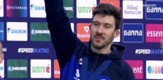 Il pattinatore vicentino Davide Ghiotto si conferma campione del mondo nei 10.000 metri ad Hamar Luca Zaia “Un orgoglio per il Veneto” Davide Ghiotto ( Credit Foto Eurosport)