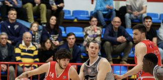 Basket serie B maschile: la Civitus Vicenza cade a Fidenza 75-71, ora due sfide casalinghe decisive Marangoni (Civitus Vicenza)