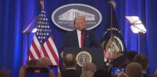 Usa, Trump “Ripristineremo la bilancia della giustizia in America”