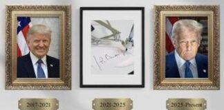 Trump dichiara nulle le grazie di Biden: “Non le ha firmate lui con una vera penna”