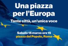 “Una piazza per l’Europa”, il 15 marzo a Piazza del Popolo a Roma: anche Giovanni Rolando e Laura Puppato per un’Unione più forte Una piazza per l'Europa
