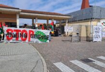 Manifestazione non autorizzata a Vicenza: sei deferimenti per l’evento alla base Ederle caserma ederle blocco bocciodromo vicenza manifestazione