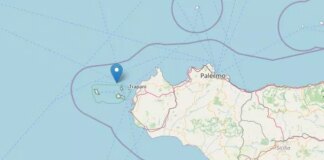Isole Egadi, scossa di terremoto di magnitudo 4