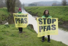 Pfas, arriva in Parlamento il decreto legge che riduce i limiti nelle acque potabili pfas greenpeace
