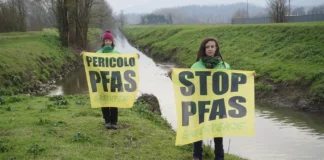 Pfas, arriva in Parlamento il decreto legge che riduce i limiti nelle acque potabili pfas greenpeace