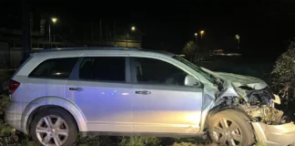 Inseguito dalla Polizia a bordo di una Dodge per le vie di Vicenza, sbatte contro sbarra: ferito e denunciato militate USA vicenza dodge inseguimento miltiare usa incidente