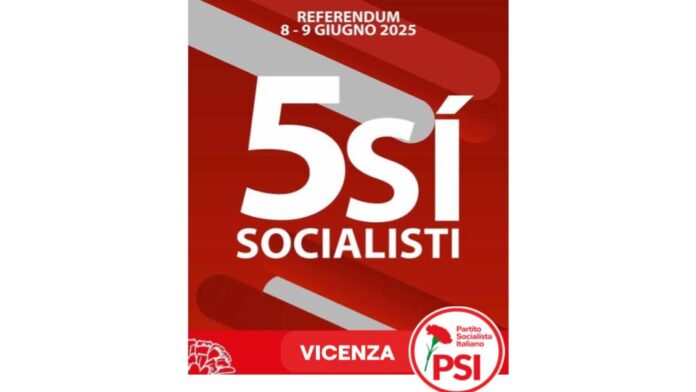 Referendum: 5 SI del PSI