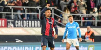 Il Napoli frena a Bologna e l’Inter resta in testa a +3