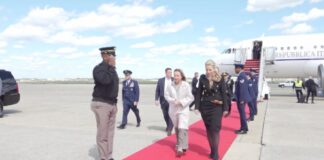 Meloni atterrata negli Stati Uniti per l’incontro con Trump