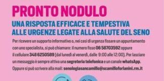 Al San Camillo Roma nasce ‘Pronto nodulo’, numero per urgenze senologiche