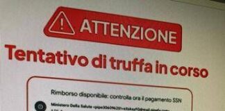 Alert ministero Salute: “False mail che promettono rimborsi, non cliccate su link”
