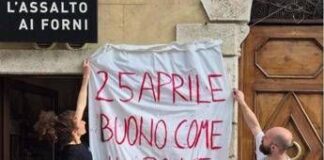 Ascoli Piceno, fornaia antifascista: “Striscioni contro di me, ma non ho paura”