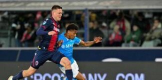 Bologna-Napoli 1-1: azzurri a -3 dall’Inter capolista
