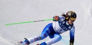 Brignone, paura ai campionati di gigante: cade e viene portata via in elicottero