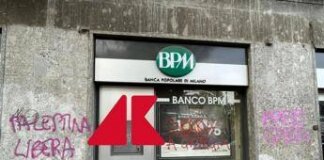 Corteo Pro Palestina a Milano, scontri tra manifestanti e polizia. Scritta choc ‘Spara a Giorgia’ su banca