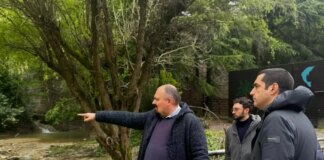 Sopralluogo post alluvione, de Pascale e Rontini a Fontanelice