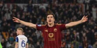Il Verona battuto con un gol di Shomurodov, la Roma sale al 5° posto