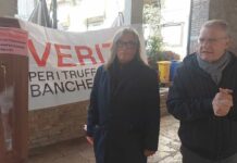 Fallimento banche venete, la manifestazione dei risparmiatori a Treviso manifestazione di Treviso per risparmiatori truffati