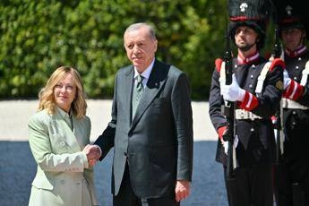 Italia-Turchia, Erdogan a Villa Pamphili per vertice con Meloni