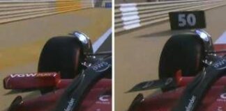 Leclerc, che succede? Si stacca lo specchietto della Ferrari nelle libere – Video