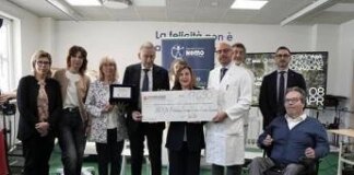 Malattie rare: Sla, consegnata al Centro Nemo di Trento la donazione Aisla