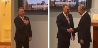 Mano sul cuore per salutare Putin, il gesto dell’uomo di Trump – Foto