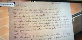 Mark Samson scrive ai genitori di Ilaria Sula: “Scusatemi per atroce delitto”