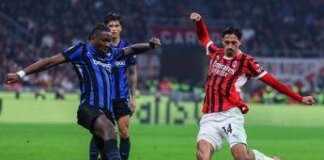 Milan-Inter 1-1: Calhanoglu risponde ad Abraham nel derby