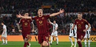 Roma-Juventus 1-1, Shomurodov risponde a Locatelli