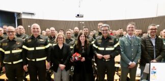 La presidente Todde fa visita al Comando dei Vigili del Fuoco di Cagliari