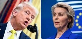 Ue, possibile incontro von der Leyen-Trump sabato a Roma