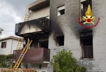 Bassano del Grappa, giovane eroe albanese silenzioso salva due donne dall’incendio in via Parolini Vigili del fuoco a Bassano del Grappa