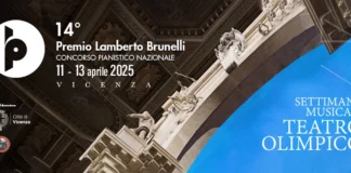 Questa sera al Teatro Olimpico la finale del 14° Concorso Pianistico Nazionale – Premio Lamberto Brunelli premio brunelli al teatro olimpico di Vicenza